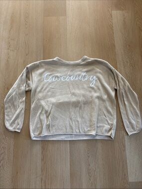 Town Pride Beige Crewneck Sweater - Low Country